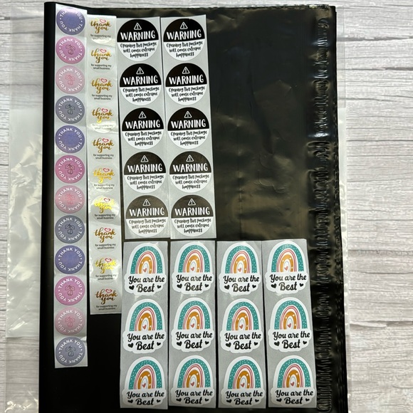 📦Shipping Supplies 📦Poly Mailer Package includes stickers! - Picture 9 of 16